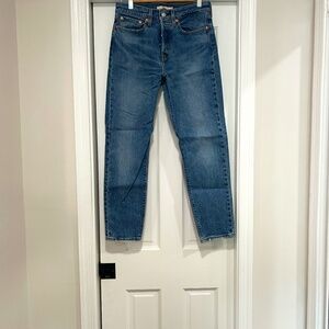 Levi's Wedgie Blue Washed Jeans